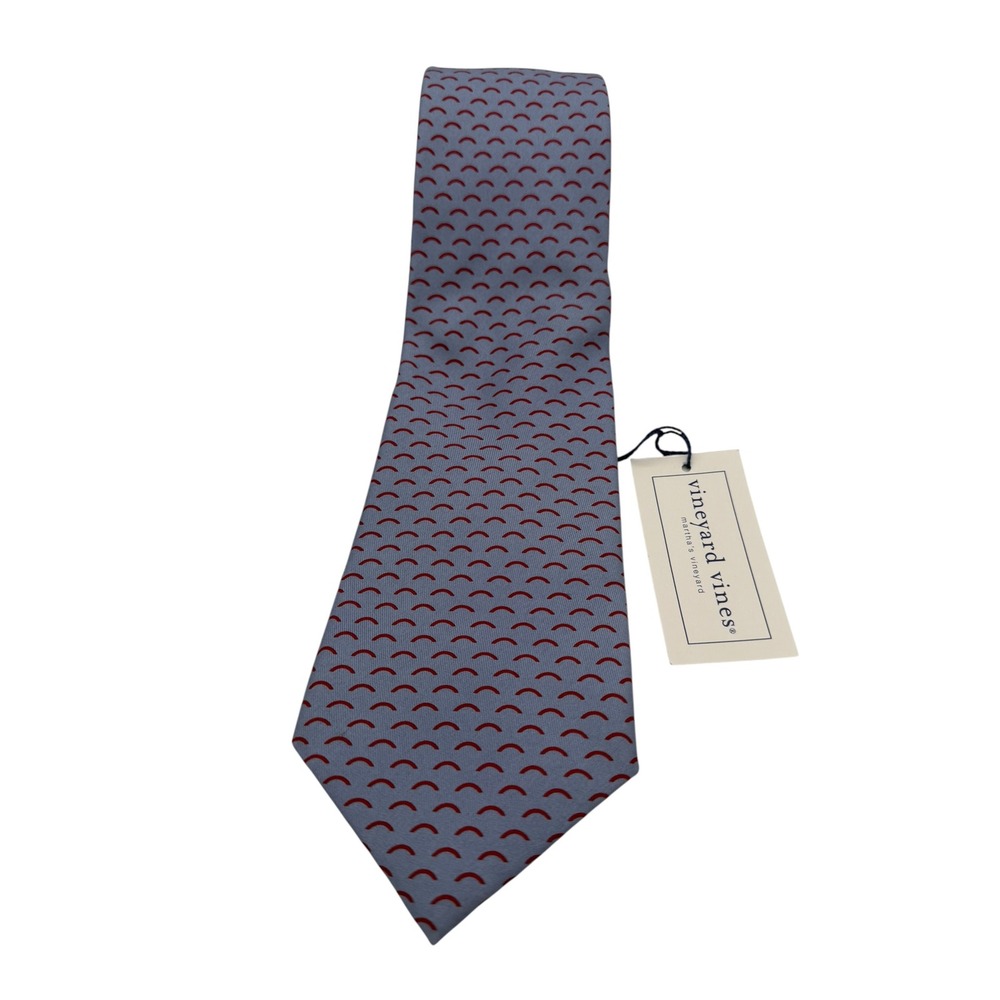 Vineyard Vines Citi Smith Barney Mens Silk Tie Blue Red Geometric (TB27) NWTs